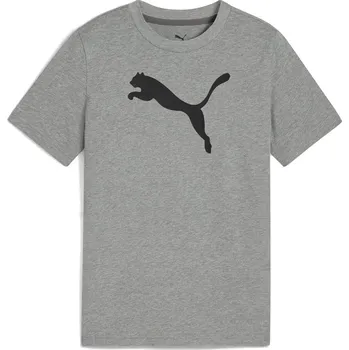Chlapecké tričko Dětské Tričko s krátkým rukávem PUMA ESS CAT LOGO TEE B 68490703 – Šedá 140