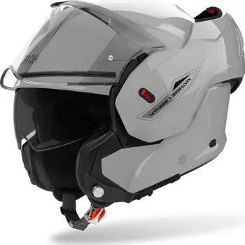 Helma na motorku Překlopná přilba MATHISSE 2 Color, AIROH (cementově šedá matná) 2025