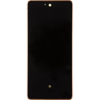 Displej s rámem Samsung G781 5G Samsung Galaxy S20 FE Cloud Orange (Service Pack - originální díl)