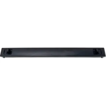 Patch panel XtendLan 1U záslepka 19", černá, zaklapávací, plast ZASLEPKA-1U-B-klip