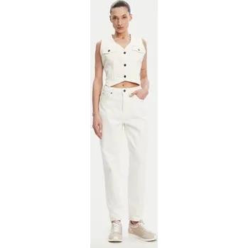 Dámské džíny Guess Jeans Jeansy W5GA0D D5M62 Bílá Skinny Fit 30_29