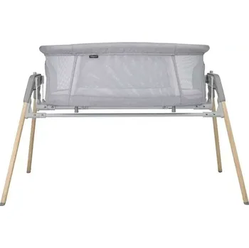 Dětská postýlka ESPIRO přístavná/cestovní kolébka Tully 07 Timber gray