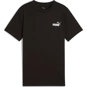 Chlapecké triko Puma ESSENTIALS 2 COLOR SMALL NO.1 LOGO TEE B 164 Černá, Bílá