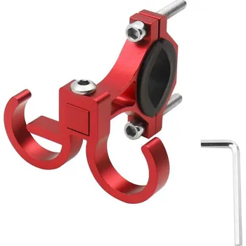 Náhradní kryt pro mobilní telefon Bike Holder Hook Shopping With Two Loops Bike / Scooter Aluminium Fs366 Red