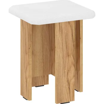 Stolička Max-i Taburet M-3 Zvolte barvu:: antracit, Materiál: koženka - káva