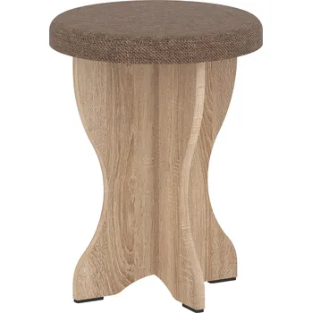 Stolička Max-i Taburet M-2 Zvolte barvu:: bílá, Materiál: tkanina - savannah hnědá