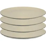 Obědový talíř, CLUB, Ø 26 cm, 4 kusy, béžový, KOZIOL