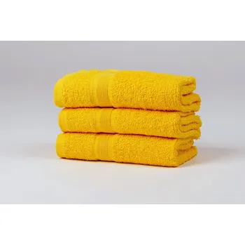 Ručník PROFOD SOFT Osuška 70x125 cm 400 gr/m2 žlutá 5 ks 1864