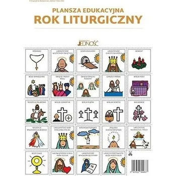 Plansza edukacyjna Rok liturgiczny z symbolami PCS