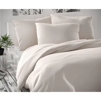 Povlečení Kvalitex Prodloužené hotelové povlečení ATLAS hladký 140x220,70x90cm bílé
