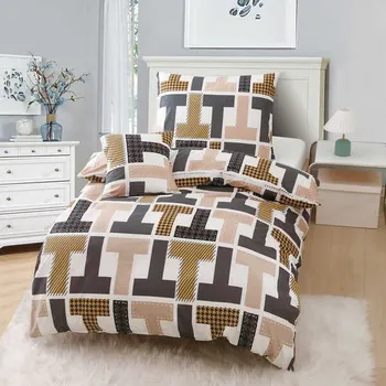 Bytový textil Jahu Povlečení 3 dílné mikrosatén Bruce