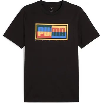 Pánské Tričko s krátkým rukávem PUMA GRAPHICS PUMA BOX TEE 68482701 – Černá L