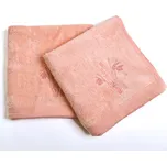 Bambusová froté osuška BOSTON / BAMBUS, lososová, 70x140cm