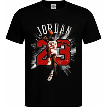 Pánské tričko Tričko Michael Jordan | 23 Druh: Pánské, Barva: Černá, Velikost: L