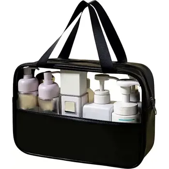 Organizér oblečení Velká dámská kosmetická taštička (Průhledná elegantní kosmetická taštička )