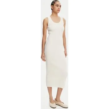 Dámské šaty Armani Exchange Každodenní šaty XW000576 AF12740 U1003 Écru Slim Fit XL
