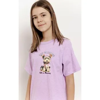 Taro, dívčí noční košile 3378-Jenna, krátký rukáv, vel. 158