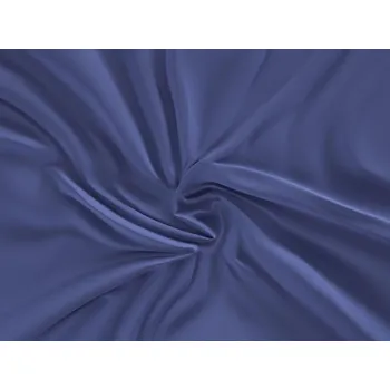 Prostěradlo Kvalitex Saténové prostěradlo LUXURY COLLECTION 100x200cm tmavě modré