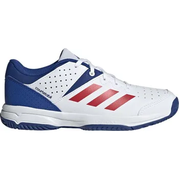 Dětská sálová obuv Dětské sálové boty adidas COURT STABIL JR K bílé IH5548 - EUR 36 | UK 3,5 | US 4