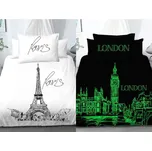 Chanar Bavlněné povlečení Den v Paříži, noc v Londýně