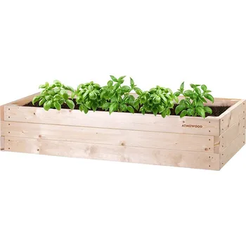 Vyvýšený záhon Smrkový vyvýšený záhon 200 x 100 x 42 cm