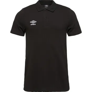 Pánské polo triko Umbro PIQUE POLO TEE XL Černá, Bílá
