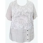 Dámská halenka - (len/viskóza) - v nadměrné velikosti 4440