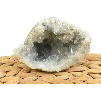 Přírodní kámen Celestýnová surová drúza 249g Madagaskar