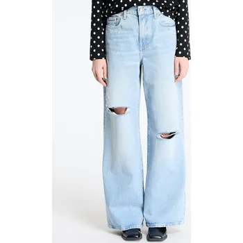 Dámské džíny Džíny Calvin Klein Jeans The Wide Leg Light M Jeans Blue 27