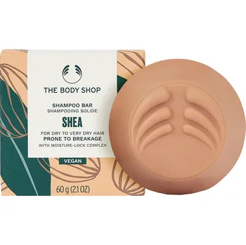 Šampon The Body Shop Tuhý šampon pro suché a poškozené vlasy Shea (Shampoo Bar) 60 g + 2 měsíce na vrácení zboží