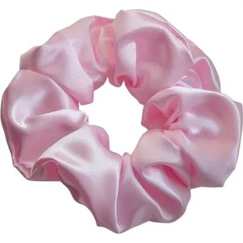 Šatoli.cz Saténová gumička do vlasů - světle růžová