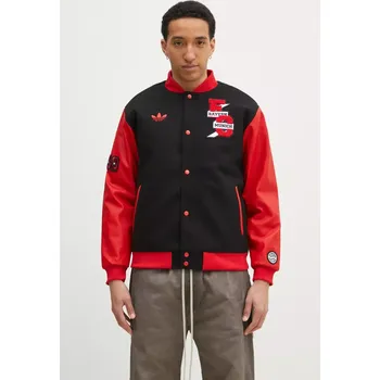 Pánská softshellová bunda Bunda z vlněné směsi adidas Performance FC Bayern Muenchen VRCT Jacket černá barva, přechodná, JF0584, XL, 99X