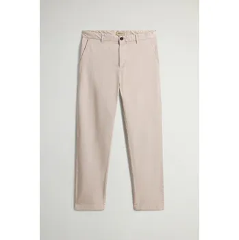 Pánské kalhoty KALHOTY WOOLRICH CLASSIC CHINO PANT DOVE