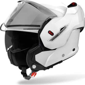 Helma na motorku Překlopná přilba MATHISSE 2 Color, AIROH (bílá lesklá) 2025