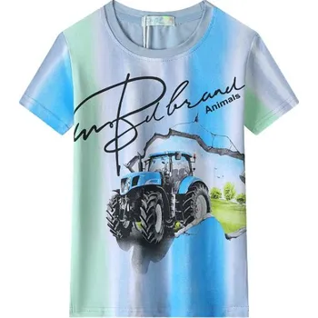 CHLAPECKÉ TRIČKO modré Kugo FC0374 (Chlapecké tričko krátký rukáv)