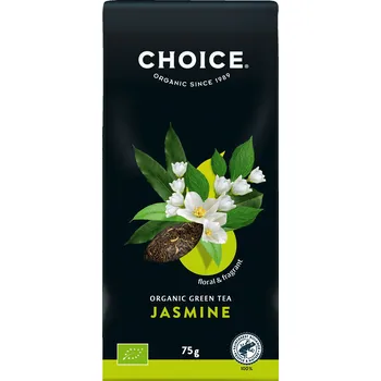 Horký nápoj Čaj zelený sypaný Jasmín 75 g BIO CHOICE