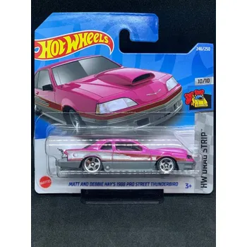 autíčko Hot Wheels - Matt and Debbie Hays 1988 Pro Street Thunderbird NOVÉ