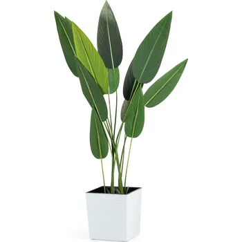 PLASTOVÝ KVĚTINÁČ FLORE RIFLO 25X25 CM BÍLÁ