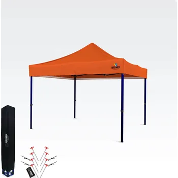 Zahradní stan Nůžkový stan 3x3 m – Rychlá montáž a 100% ochrana pro párty a oslavy Zdarma: 8 kolíků a ochranný návlek + 5 letá záruka!