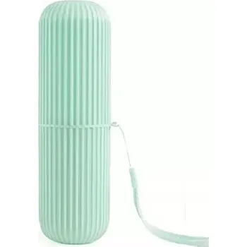 Dentální hygiena Pouzdro na kartáček a pastu C60Z zelené (Praktické přenosné pouzdro na zubní kartáček a zubní pastu)