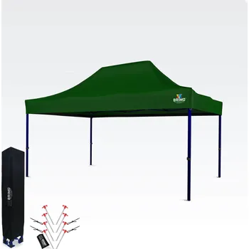 Zahradní stan Výstavní stan 3x4,5m (45mm ocel) | Rychlá montáž, dlouhá životnost Zdarma: 8 kolíků a ochranný návlek + 5 letá záruka!