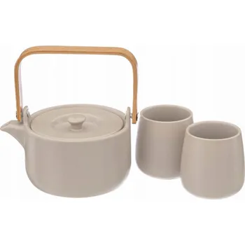 Konvice na čaj Secret de Gourmet NATURE Čajová konvice se 2 šálky, 3 kusy