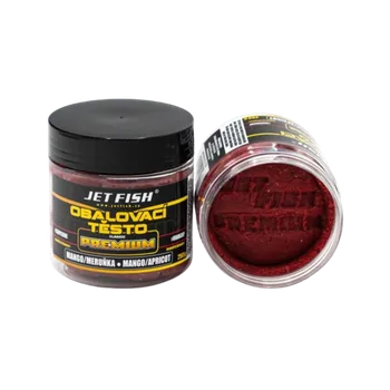 Návnadová surovina JetFish Jet Fish těsto Premium Clasicc MANGO MERUŇKA 250g