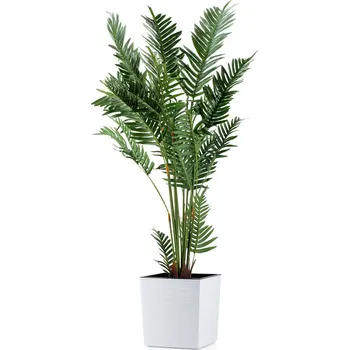 PLASTOVÝ KVĚTINÁČ FLORE RIFLO 30X30 CM BÍLÁ