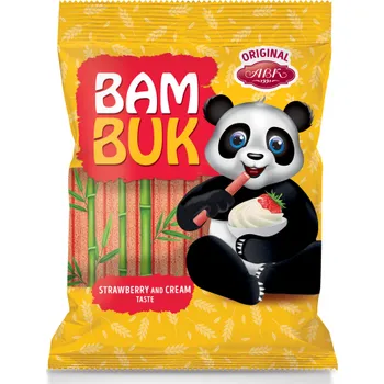 Tyčinky s jahodovou příchutí Bam-Buk 200g ABK
