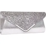 Kabelka psaníčko PS104 (Dámská plesová kabelka psaníčko 24 x 15 x 6 cm, stříbrná )