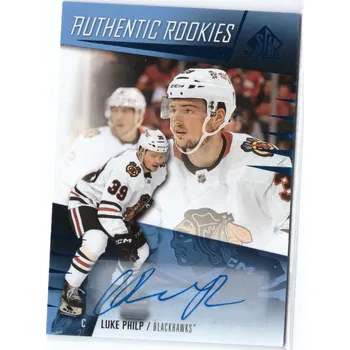 Sběratelská karetní hra 2023-24 UD SP Game Used LUKE PHILP Authentic Rookies Auto Podpis