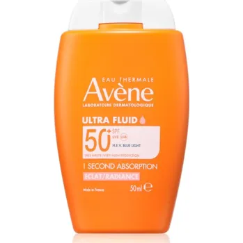 Přípravek na opalování Avène Sun Ultra Fluid Radiance rozjasňující fluid proti slunečnímu záření SPF 50+ 50 ml
