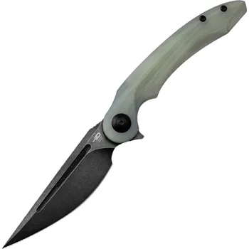 kapesní nůž Bestech IRIDA 14C28N, Černý stonewash, G10 BG25G