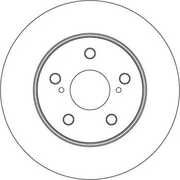 Brzdový kotouč Brzdový kotouč TRW DF6838